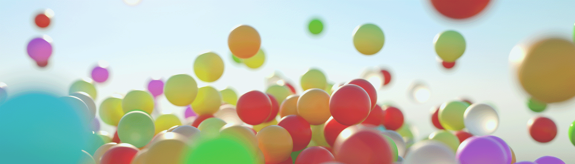 Assurance-invalidité - image de ballons colorés