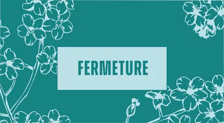 Bannière pour la fermeture du 1er mai